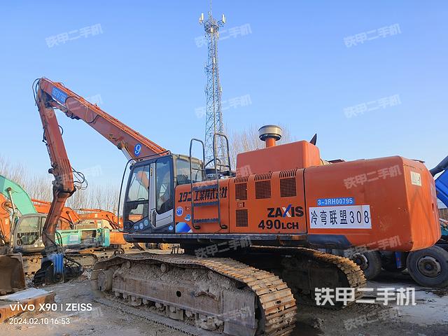 日立ZX490LCH打桩机