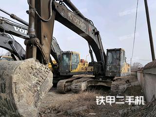 内蒙古-鄂尔多斯市二手沃尔沃EC350DL挖掘机实拍照片