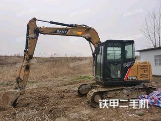 湖北-潜江市二手三一重工SY75C挖掘机实拍照片