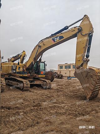 内蒙古-包头市二手卡特彼勒349D2液压挖掘机实拍照片