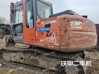 青岛日立ZX120挖掘机实拍图片