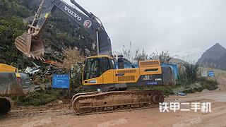 广西-桂林市二手沃尔沃EC480DL挖掘机实拍照片