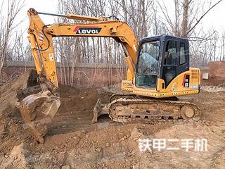 北京雷沃重工FR80E挖掘机实拍图片