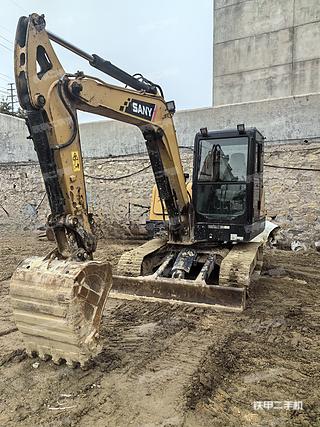 山东-烟台市二手三一重工SY55C挖掘机实拍照片