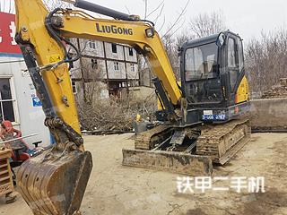 河南-郑州市二手柳工CLG906E挖掘机实拍照片