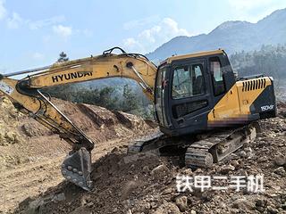 重庆现代R110-7挖掘机实拍图片