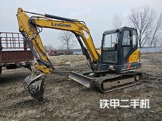 驻马店柳工CLG906E挖掘机实拍图片
