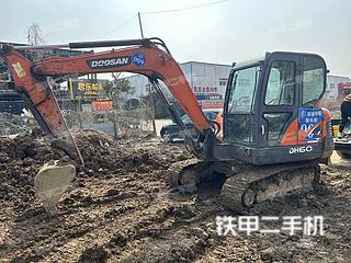 安徽-六安市二手斗山DX55-9C挖掘机实拍照片
