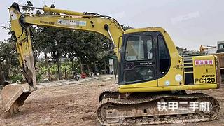 广州小松PC120-6挖掘机实拍图片