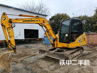 扬州龙工LG6065挖掘机实拍图片