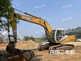 贺州加藤HD1023III挖掘机实拍图片