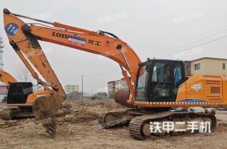 郑州龙工LG6245F挖掘机实拍图片