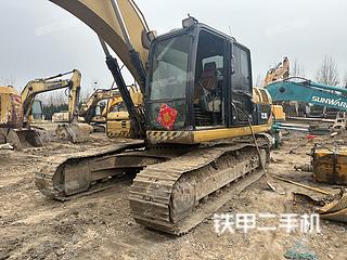 河南-开封市二手卡特彼勒323DL挖掘机实拍照片