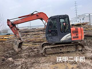 哈尔滨日立ZX70-5G挖掘机实拍图片