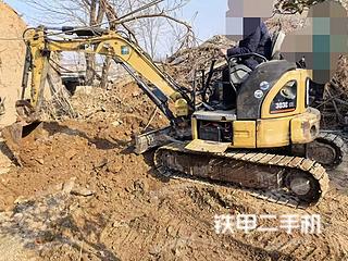 河南-开封市二手卡特彼勒303CR挖掘机实拍照片