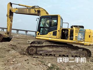 河南-开封市二手小松PC240LC-8挖掘机实拍照片