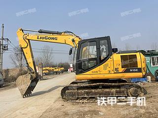 河南-郑州市二手柳工CLG913E挖掘机实拍照片