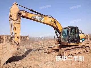 河南-郑州市二手卡特彼勒323D液压挖掘机实拍照片