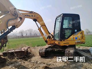 河南-许昌市二手龙工LG6060D挖掘机实拍照片