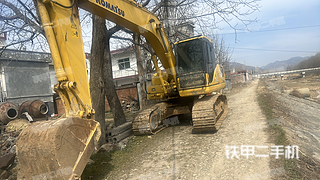 陕西-商洛市二手小松PC160-7挖掘机实拍照片