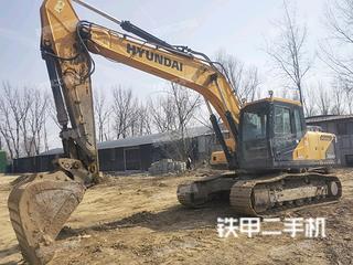 河南-郑州市二手现代R215VS挖掘机实拍照片