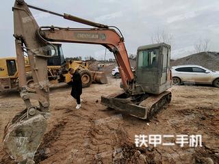湖北-武汉市二手斗山DH55-V挖掘机实拍照片