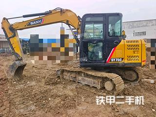 安徽-淮北市二手三一重工SY75C挖掘机实拍照片
