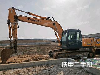 河南-驻马店市二手现代R215-7C挖掘机实拍照片