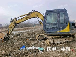 安徽-淮北市二手现代R80-7挖掘机实拍照片