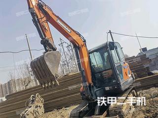 郑州斗山DX55-9C挖掘机实拍图片