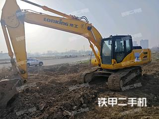 河南-驻马店市二手龙工LG6225E挖掘机实拍照片