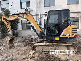 广州三一重工SY55C挖掘机实拍图片