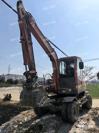 陕西-汉中市二手新源XY75W-8挖掘机实拍照片