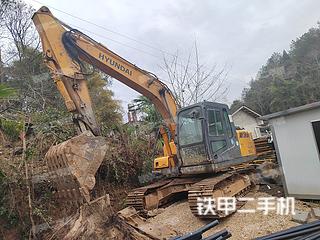 四川-绵阳市二手现代R150LC-7挖掘机实拍照片