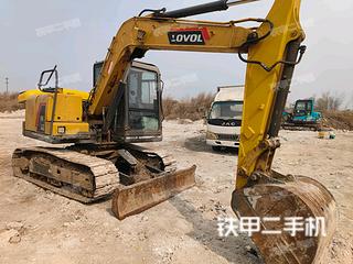 山东-潍坊市二手雷沃重工FR80E挖掘机实拍照片