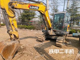 山东-潍坊市二手雷沃重工FR60E2-H挖掘机实拍照片
