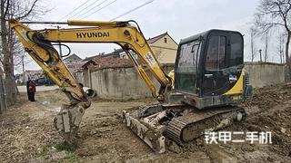 江苏-南通市二手现代R60-7挖掘机实拍照片