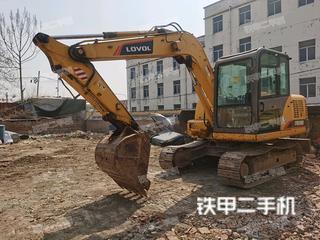 山东-潍坊市二手雷沃重工FR80E挖掘机实拍照片