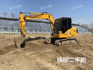 北京龙工LG6075挖掘机实拍图片