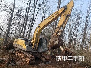 郑州住友SH210-6挖掘机实拍图片