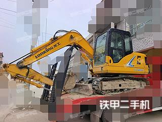 郑州龙工LG6090挖掘机实拍图片
