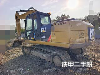 安徽-亳州市二手卡特彼勒320D液压挖掘机实拍照片