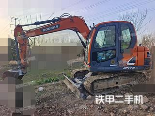 安徽-亳州市二手斗山DX75-9C挖掘机实拍照片