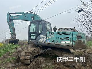 湖北-天门市二手神钢SK260LC-8挖掘机实拍照片