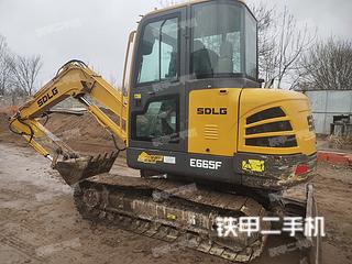 山东临工E665F挖掘机实拍图片