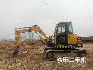 山东临工E655F挖掘机实拍图片