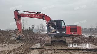 荆州日立ZX200-5G挖掘机实拍图片