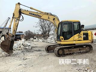 山东-烟台市二手小松PC130-7挖掘机实拍照片