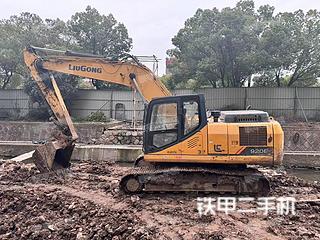 温州柳工CLG920E挖掘机实拍图片