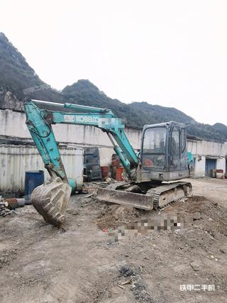贵州-六盘水市二手神钢SK60-C挖掘机实拍照片